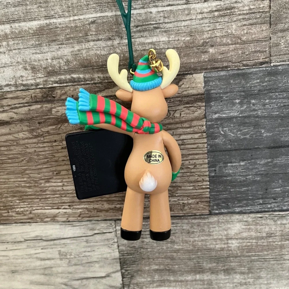 Carlton Cards Etch A Sketch Reindeer Ornament Sketching Santa 1999 CXOR-051A